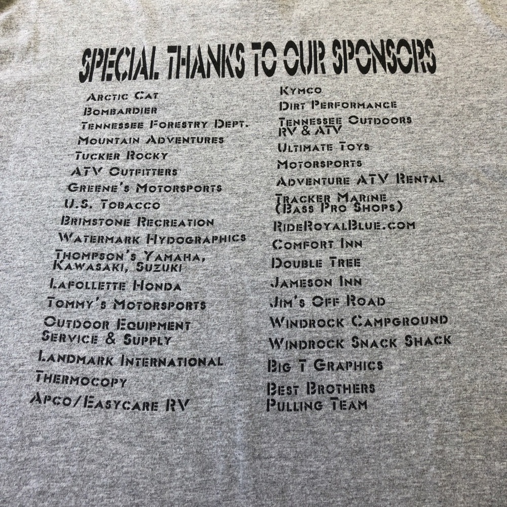 WINDROCK ATV Club Poker Run Gray T-Shirt - Picture 4 of 10